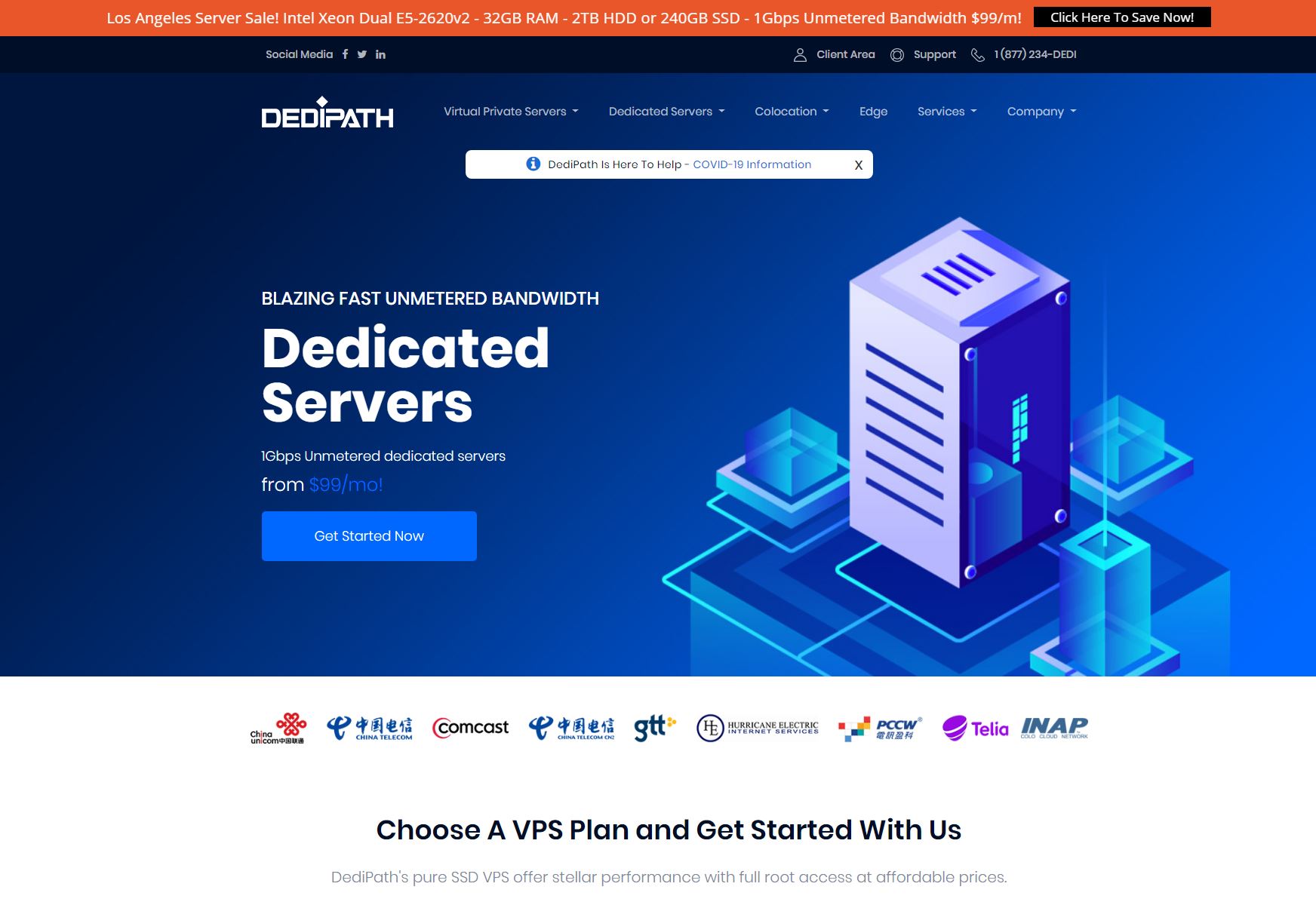 DediPath –  OpenVZ + KVM +专用服务器可享受25％的折扣！在洛杉矶和新泽西举办！