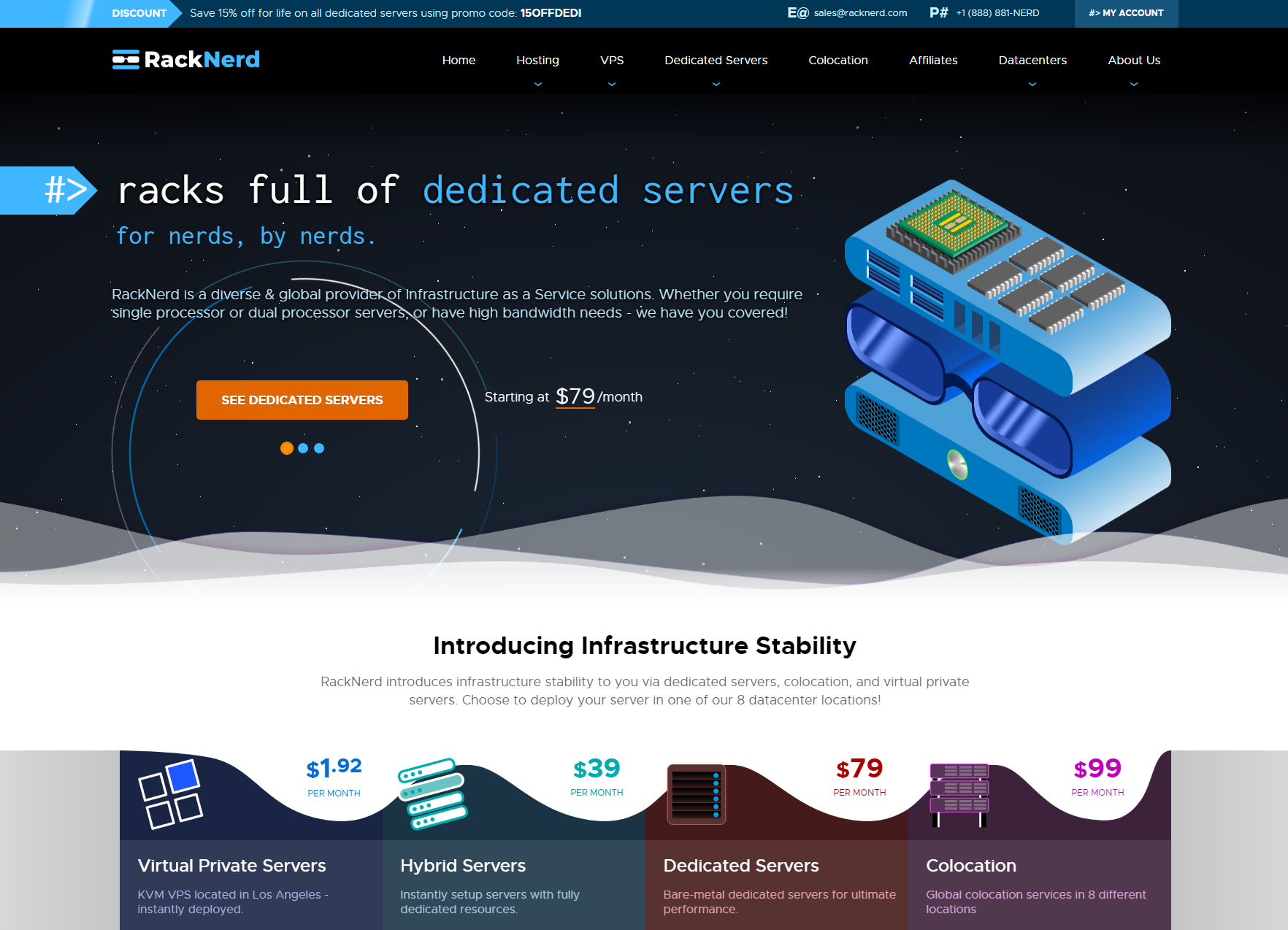 RackNerd –新数据中心和产品发布!60Gbps DDoS保护的KVM VPS每年$ 19起!