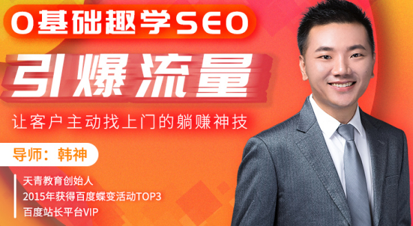 SEO零基础入门,引爆流量,让客户主动找上门的躺赚神技(价值2000)