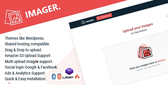 Imager v1.0 - 简易PHP图床源码