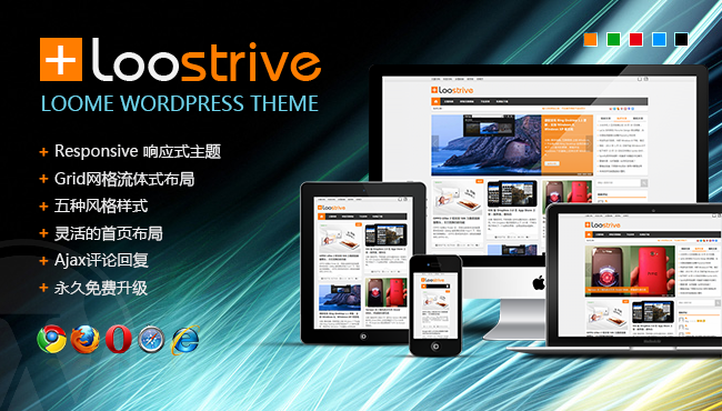 洛米Loostrive原创响应式wordpress杂志中文主题(开心版)-小彬子的自媒体 洛米Loostrive原创响应式wordpress杂志中文主题(开心版)