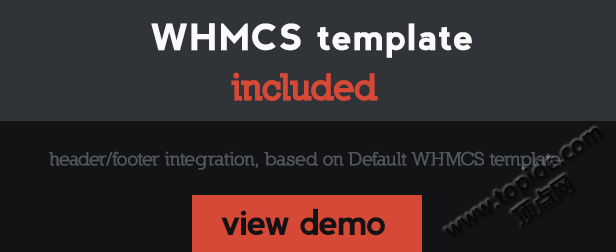 FiveLayer WHMCS template – 响应式WHMCS风格包括HTML文件