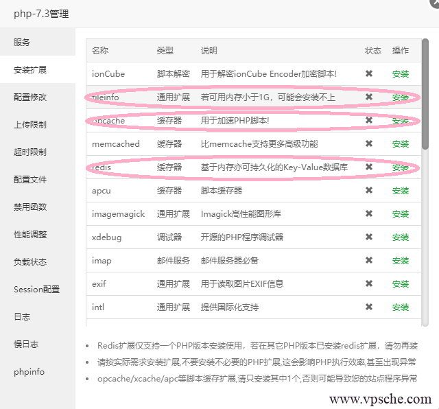 安装 PHP 扩展