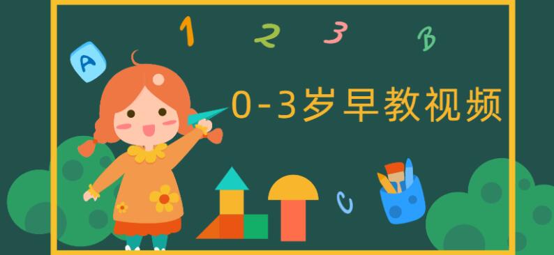 0-3岁早教中心互动游戏(96节课视频)