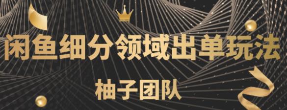 闲鱼细分领域暴力出单玩法,低成本轻松做到单号月入5000+【视频教程】
