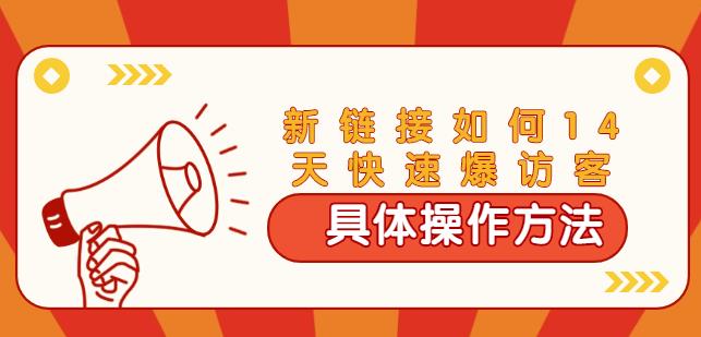 齐论·进阶战术课:拼多多新链接如何14天快速爆访客:具体操作方法(视频教程)