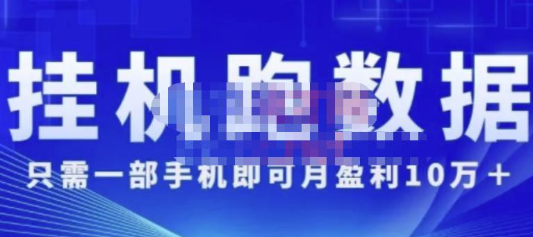 猎人电商:挂机数跑据,只需一部手即机可月盈利10万+(内玩部法)价值4988元