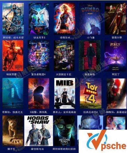 2019电影一览表