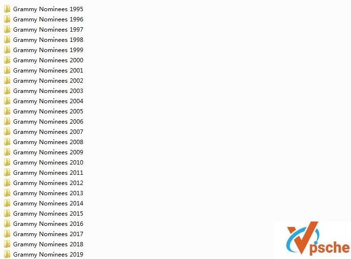 1995-2019年格莱美官方音乐特辑(25CD)合辑APE无损 百度云下载