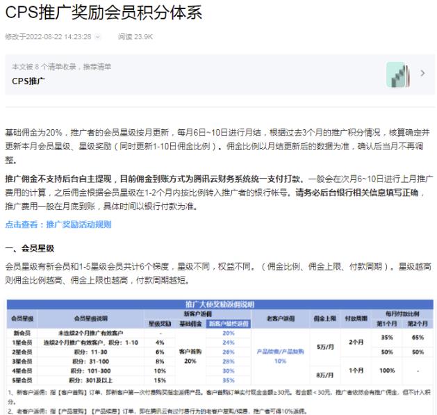 背靠腾讯云的CPS赚钱项目,正规长期可做!