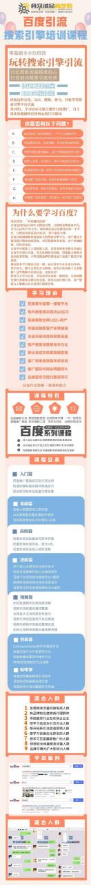 百度霸屏引流课程「搜索引擎推广全系可复制，打造精准被动流量系统」附带工具