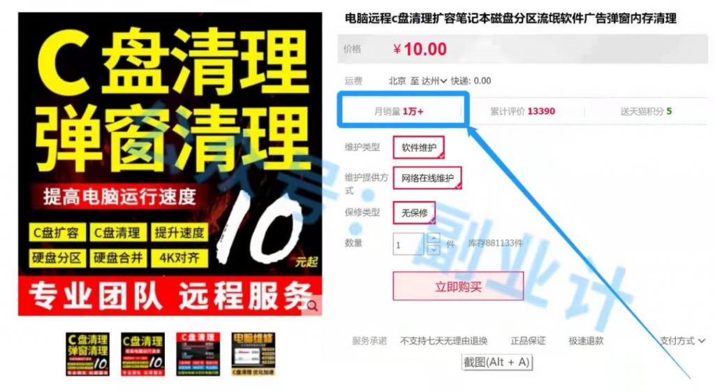 图片[3]-电脑C盘清理垃圾赚钱项目，系统流程打造月入十W-云上仙人说钱