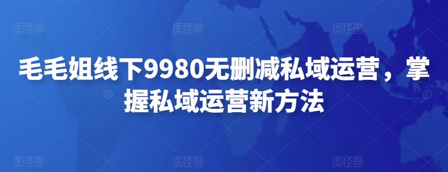 图片[1]-私域运营的核心课程：学会私域运营，掌握私域运营新方法-云上仙人说钱