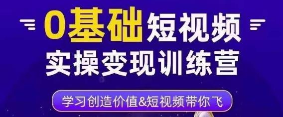 薛辉·0基础短视频实操变现训练营,3大体系成就百万大V