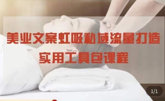 美业文案私域流量打造实用教程:学会私域流量打造和营销!