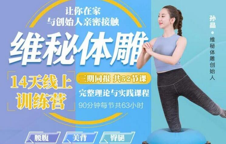孙晶14天体态矫正训练管理课程