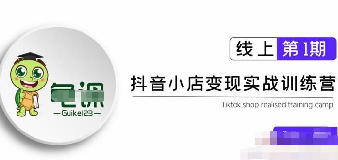 龟课·抖音小店实战变现训练营第1期，实测一个月的收益过10000