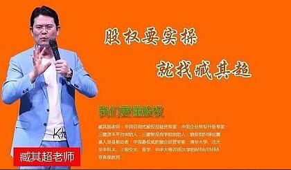 臧其超股权激励与机制设计课程