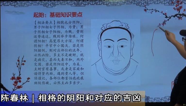 陈春林老师·梅花神相断面相课程