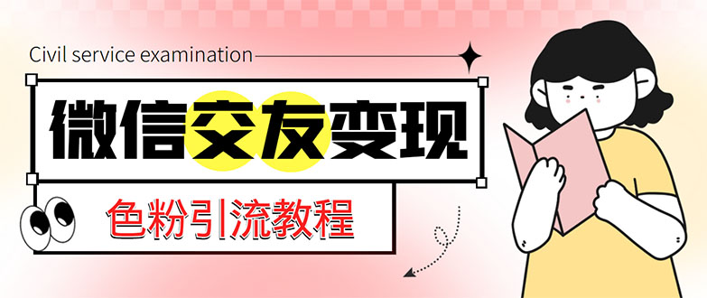 微信交友变现项目，吸引全网LSP男粉精准变现，小白也能轻松上手，日入500 