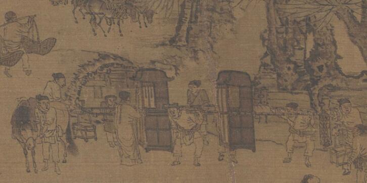 清明上河图全图_全景超高清清明上河图(132778X5000分辨率)