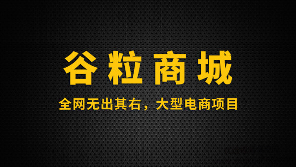Java大型电商项目：谷粒商城（对标阿里P6/P7剑指40-60W）