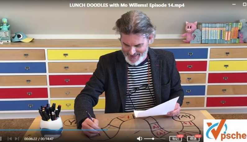 [教育资源]《LUNCH DOODLES with Mo Willems》绘画美术课视频[MP4/2.4GB]百度云下载