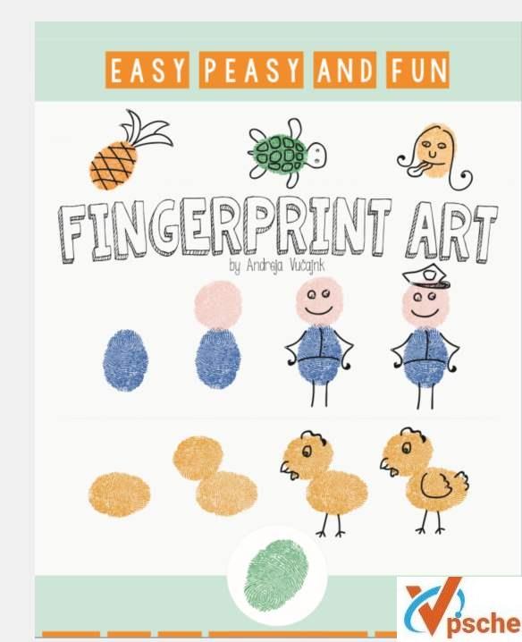 [教育资源]《Easy Peasy And Fun Fingerprint Art》简单有趣手指画教程[PDF/32MB]百度云下载