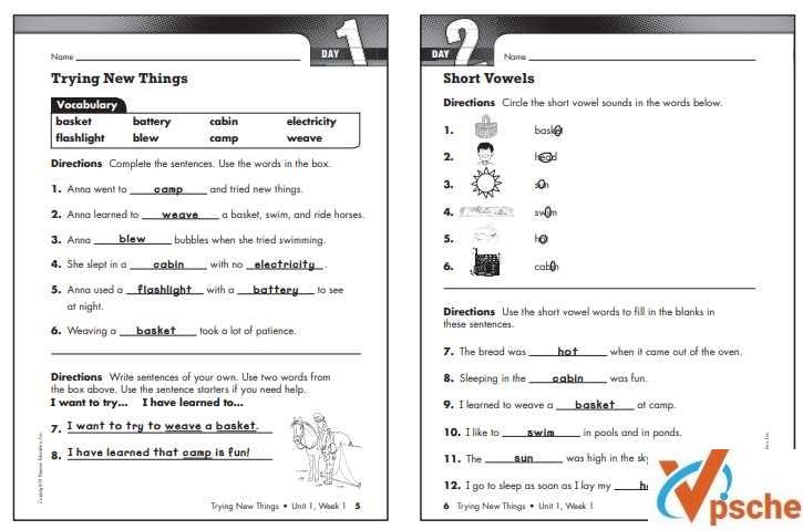 [教育资源]《Pearson Language Central》加州小学语文G1-G5学生用书闪卡练习册答案[PDF/615MB]百度云下载