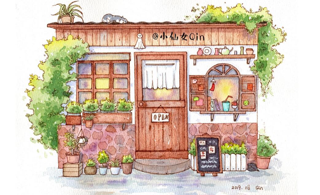 2021年钢笔淡彩零基础入门自学教程（无素材）