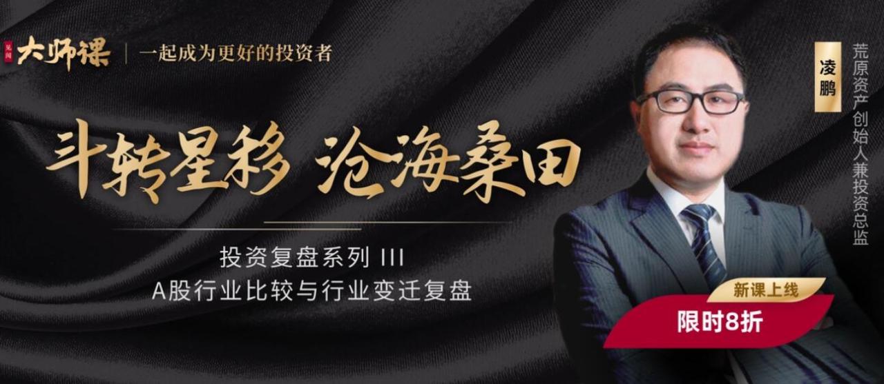 凌鹏·A股行业变迁复盘大师课