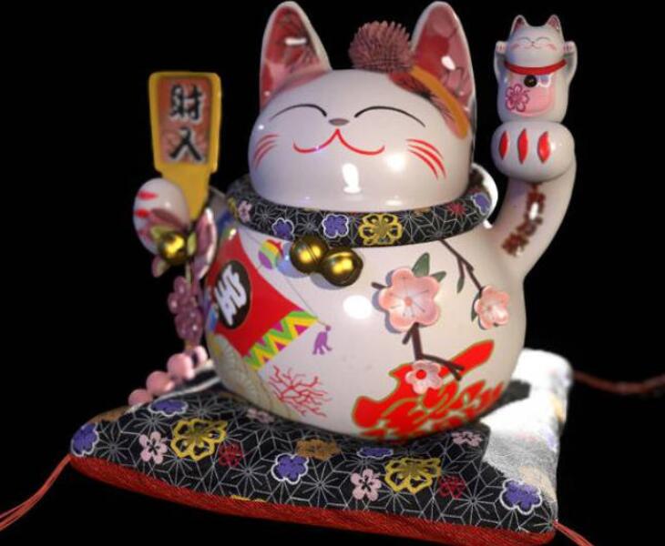 招财猫次世代案例全流程教学（高清无素材）