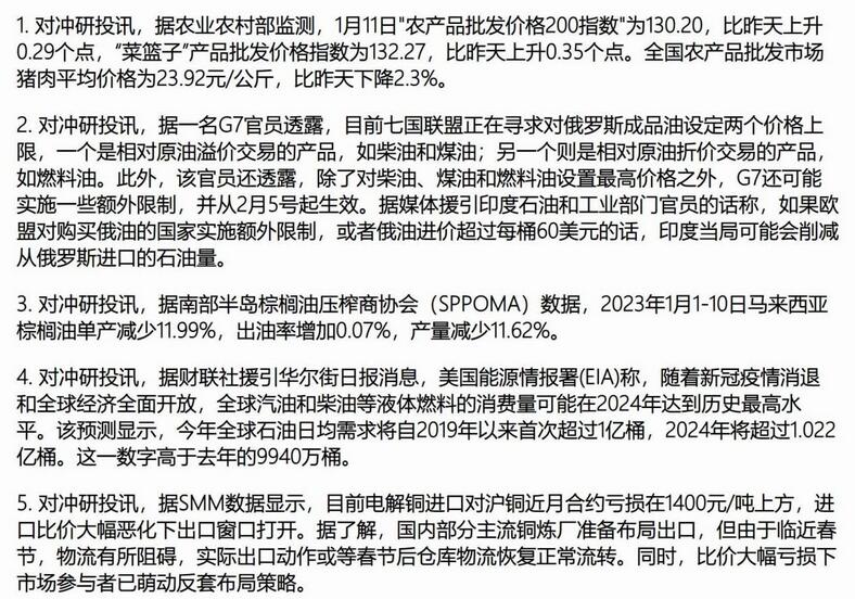 对冲研投·大宗商品脱水策略研报v2.0（2023年1月）