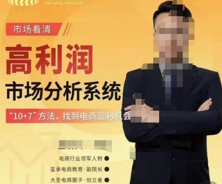 大圣电商·高利润市场分析系统10+7