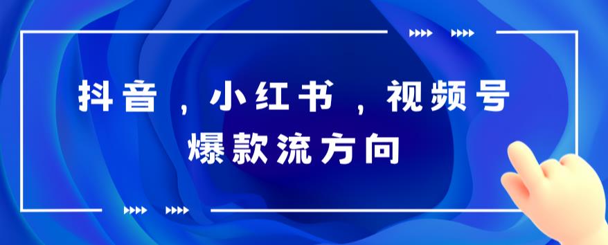 图片[1]-抖音，小红书，视频号爆款流视频制作，简单制作掌握流量密码-云上仙人