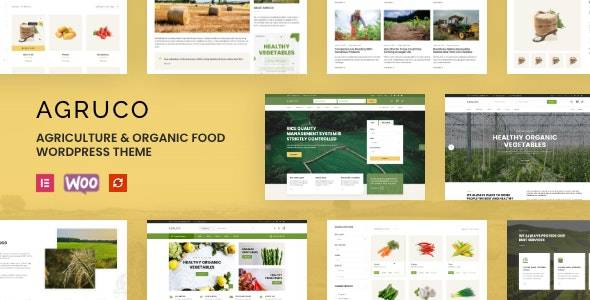 Agruco v1.0.8 -农业&有机食品WordPress主题