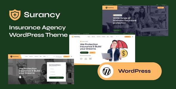 Surancy v1.0.0 -保险代理WordPress主题