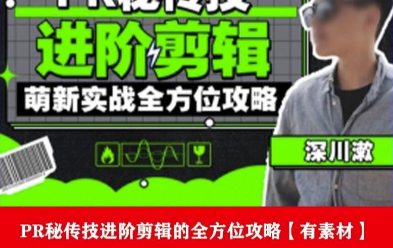 PR进阶剪辑培训班,让你快速成为剪辑大师12节视频课程 素材!