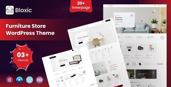 Bloxic v1.0 - 家具店 WooCommerce 主题