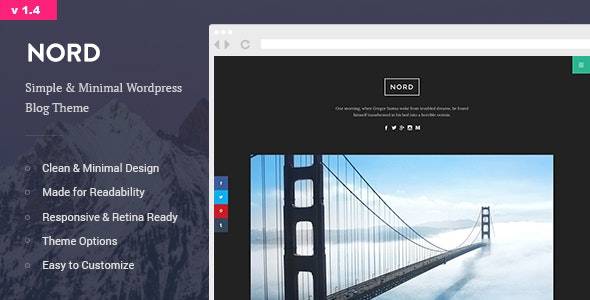 Nord v1.4.3 - 简单、最小和干净的 WordPress