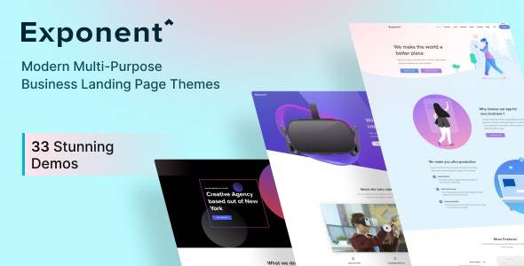 Exponent v1.3.0.0 - 现代多功能商业主题