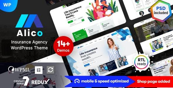 Alico v1.1.6 - 保险 WordPress