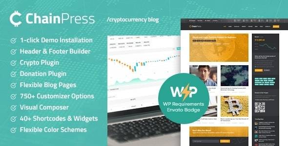 ChainPress v1.0.9 -财经WordPress商业博客主题