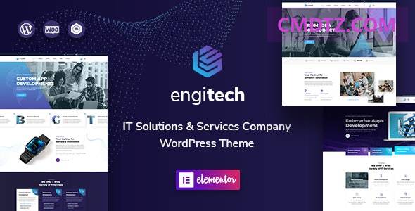 Engitech v1.6.2.1 - IT 解决方案& 服务 WordPress主题
