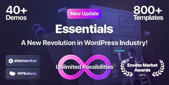 Essentials v3.1.0 -多用途WordPress主题