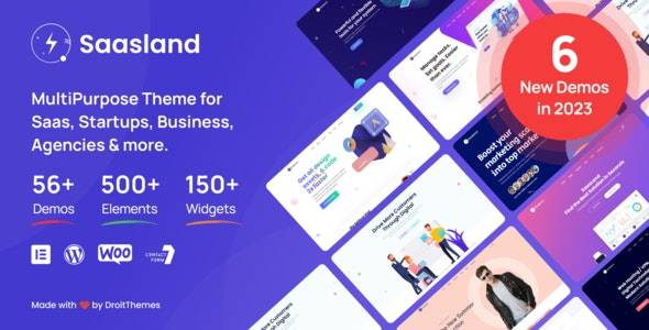 SaasLand v3.6.1 -Saas启动的多用途主题&