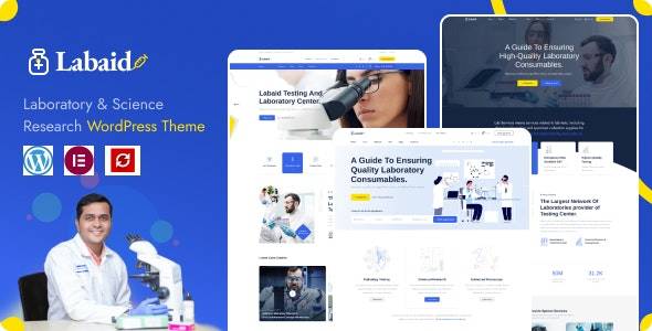 Labaid v1.0.1 -实验室&科学研究WordPress主题