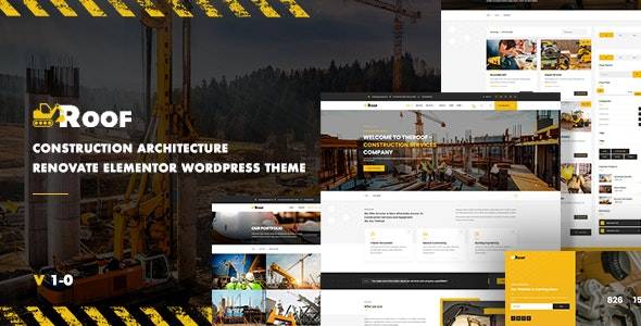TheRoof v1.0.5 -建筑和建筑WordPress主题