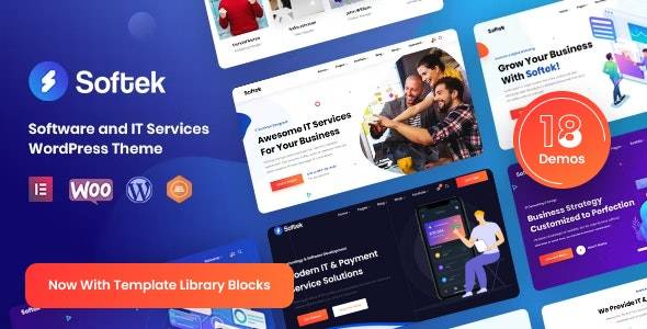 Softek v3.0.3 -软件&IT解决方案WordPress主题