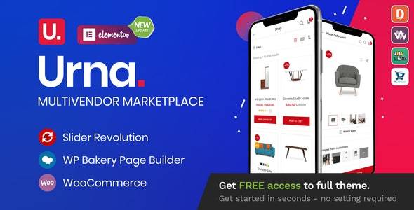 Urna v2.4.2 - All-in-one WooCommerce WordPress主题